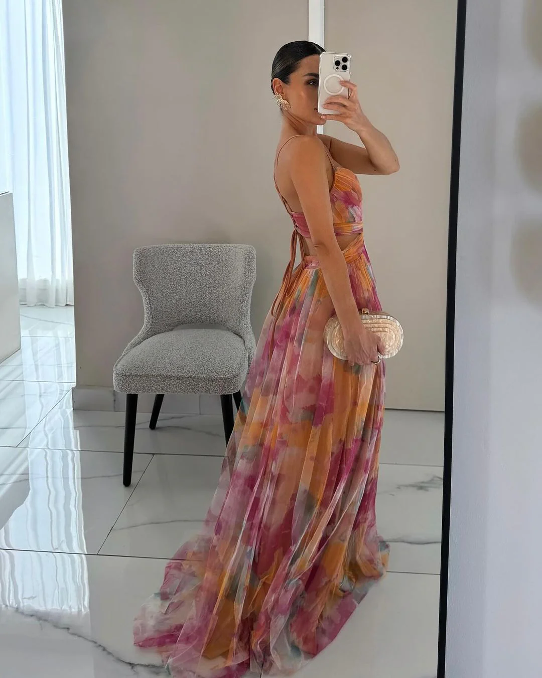 Giselle - Fesselndes Floral-Maxikleid - Image 3