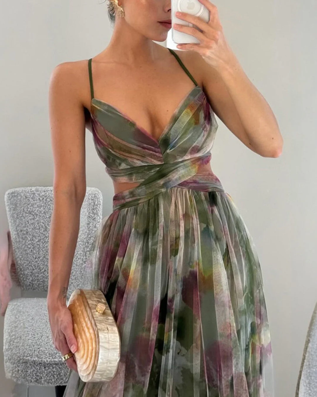 Giselle - Fesselndes Floral-Maxikleid - Image 5
