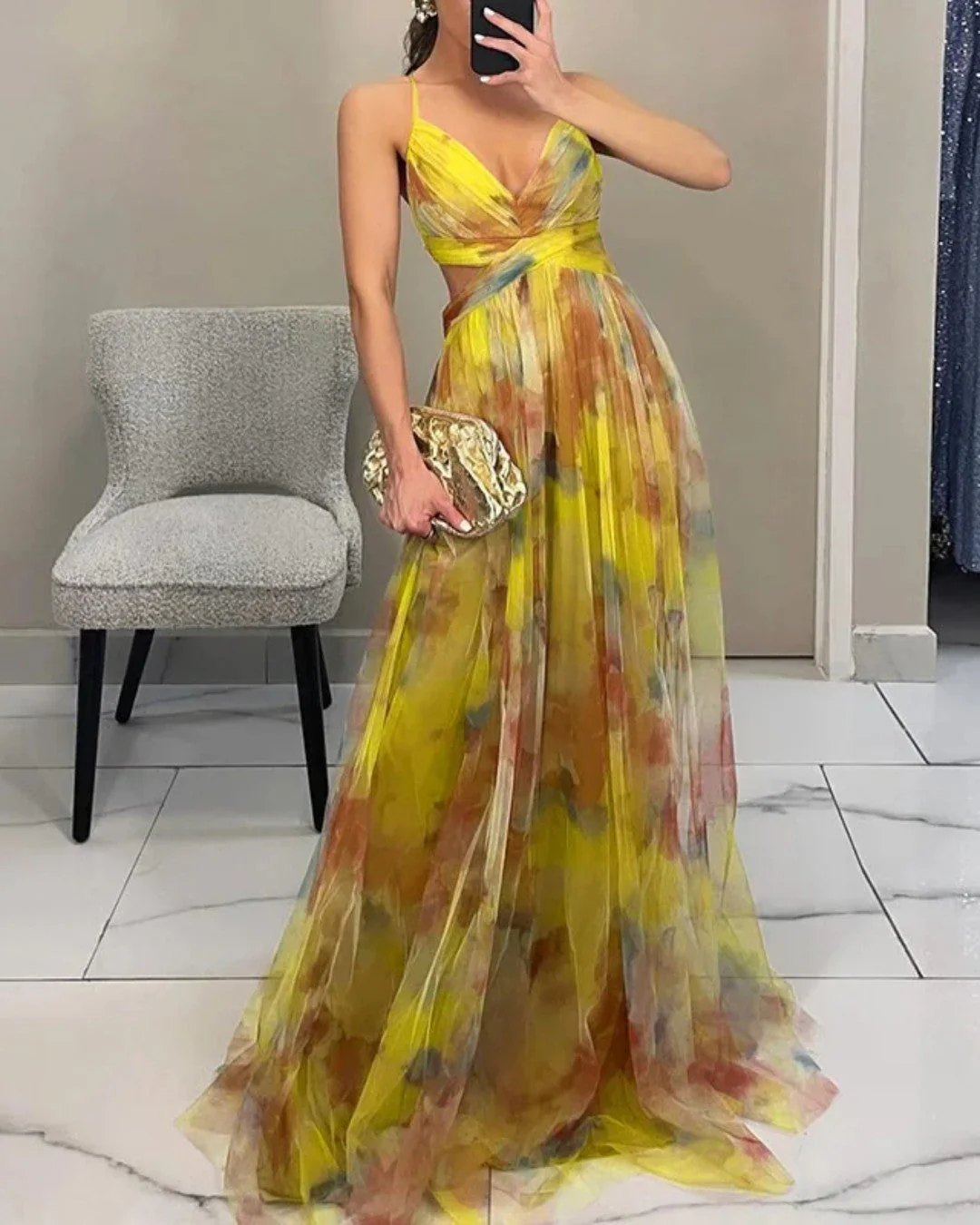 Giselle - Fesselndes Floral-Maxikleid - Image 7