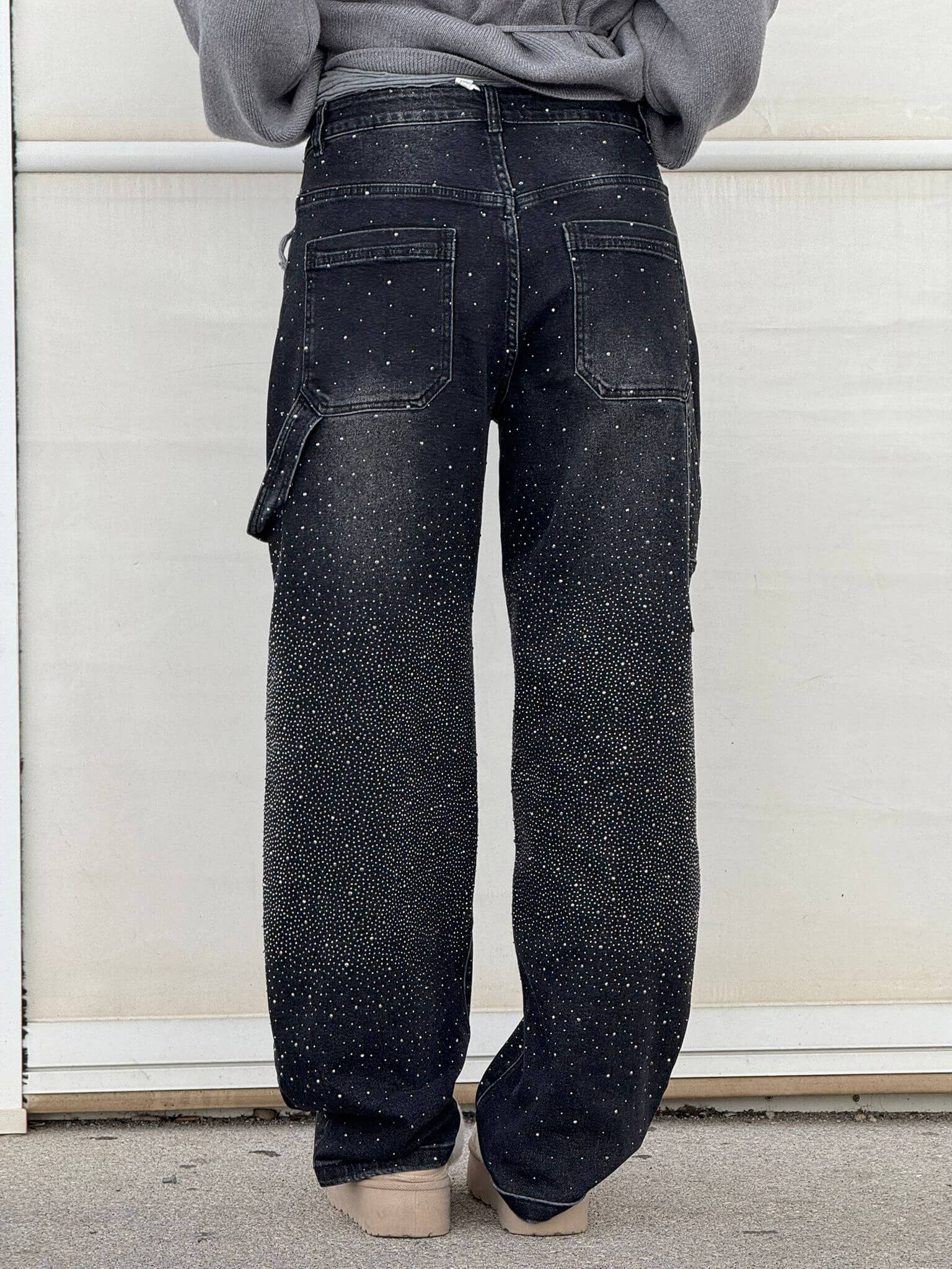 Glänzende Carpenter-Style Denim-Jeans - Image 10
