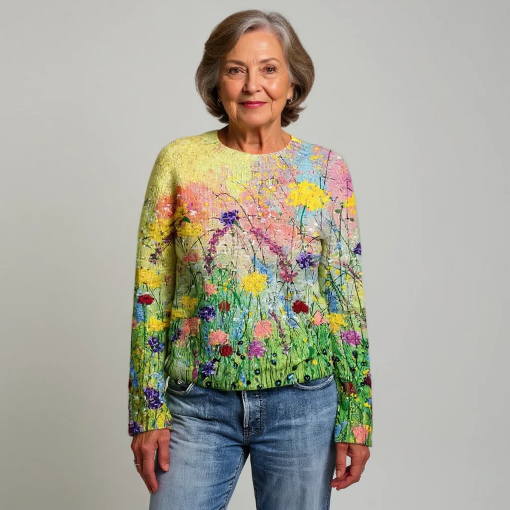 Grace | Vintage Isländischer Pullover