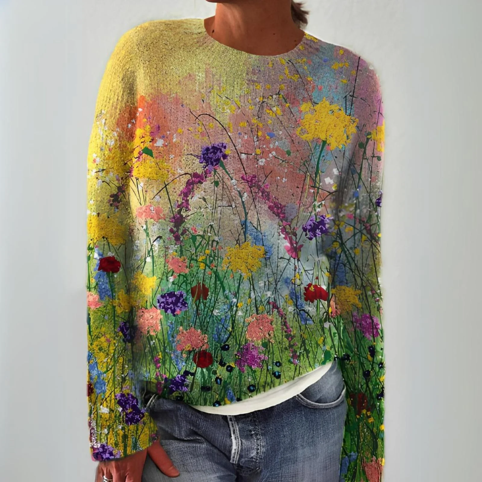 Grace | Vintage Isländischer Pullover - Image 3