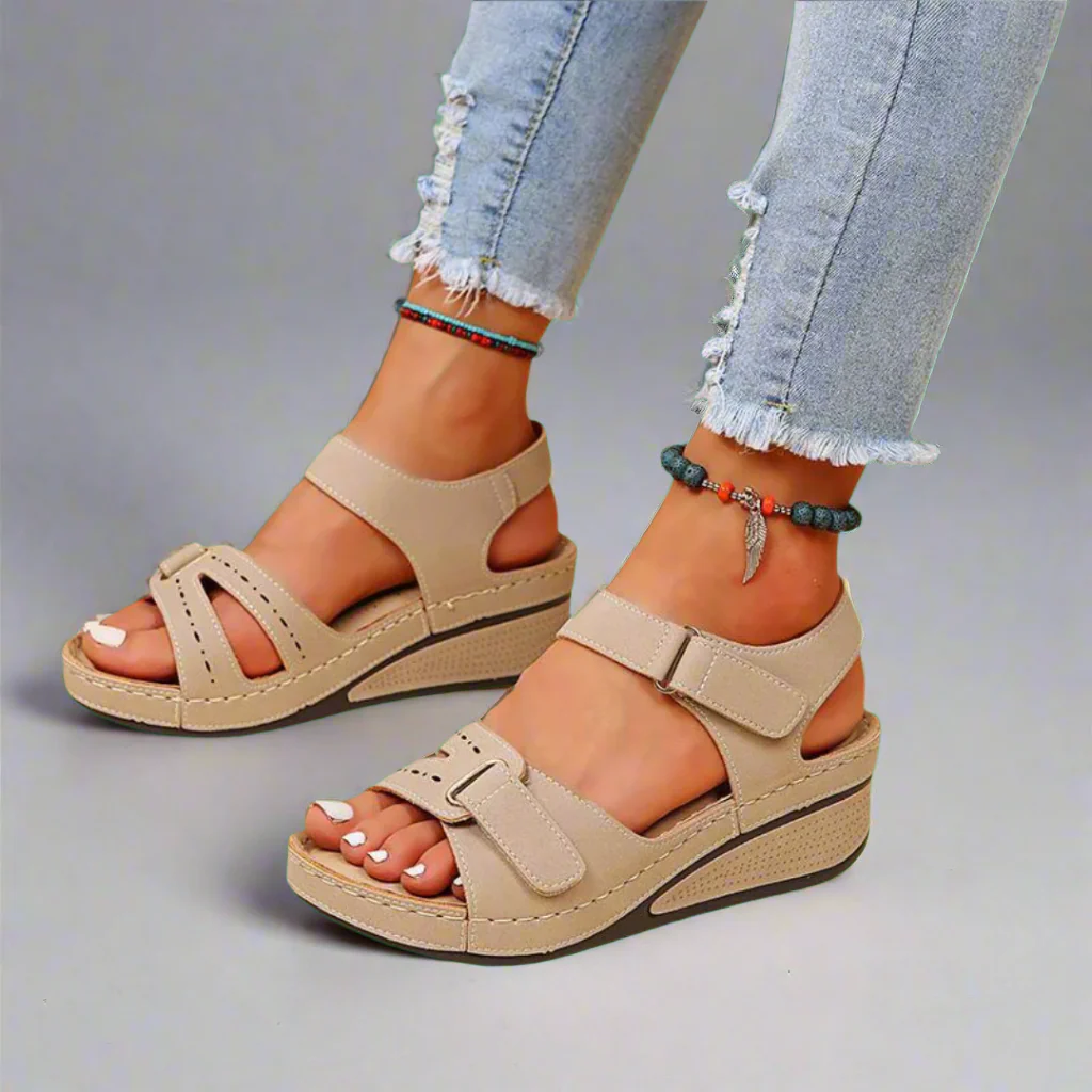 Gudula | Stilvolle Orthopädische Sandalen Aus Luxuriösen Weichen Materialien Für Bequeme Sommermode - Image 4