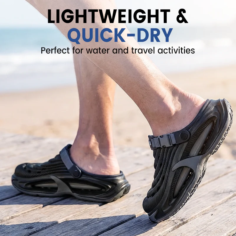 Herren Leichte 2-in-1 Sandalen – Rutschfest, Atmungsaktiver Komfort mit Dicke EVA-Sohle - Image 7