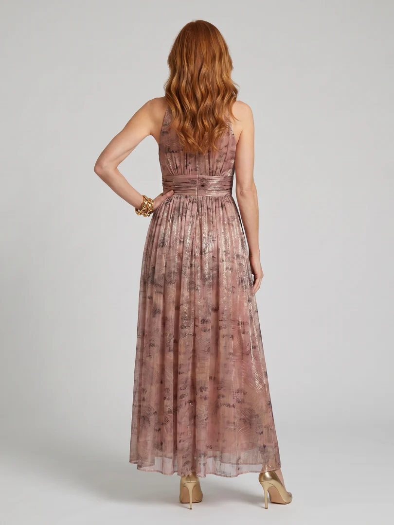 Imogen | Ärmelloses Midi-Kleid mit strukturiertem Finish - Image 4
