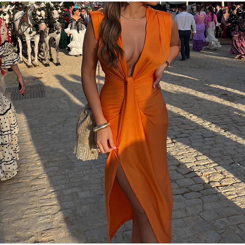 Isabella | Abendkleid mit tiefem Ausschnitt - Image 12