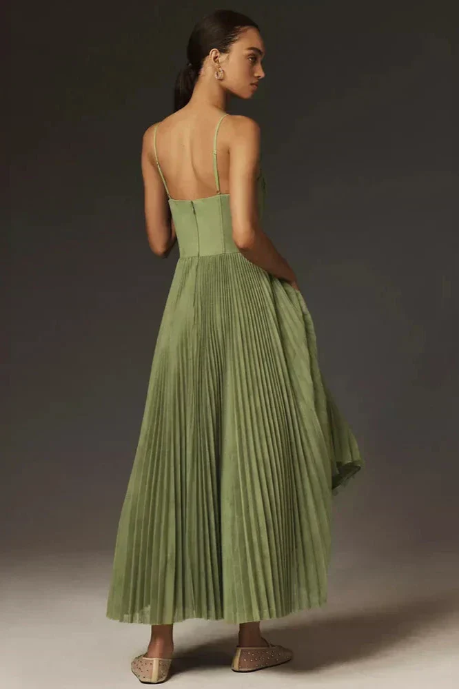 Isabella | Plissiertes Tüll-Midikleid - Image 2