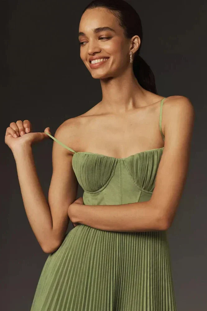 Isabella | Plissiertes Tüll-Midikleid - Image 3