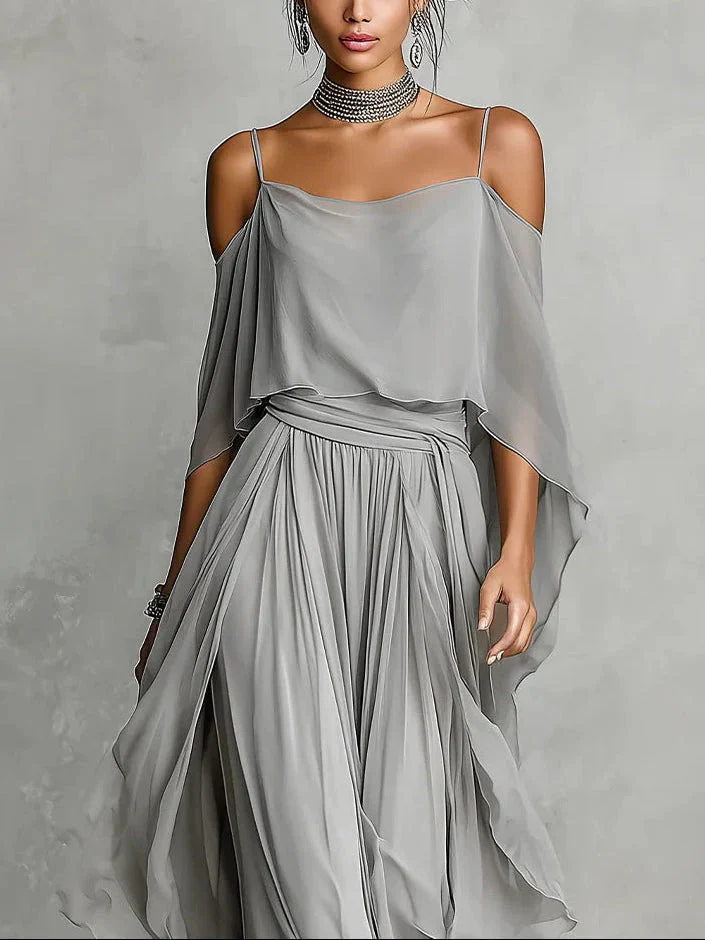 Ivah™ -  Off-Shoulder Flowy Set - Image 2