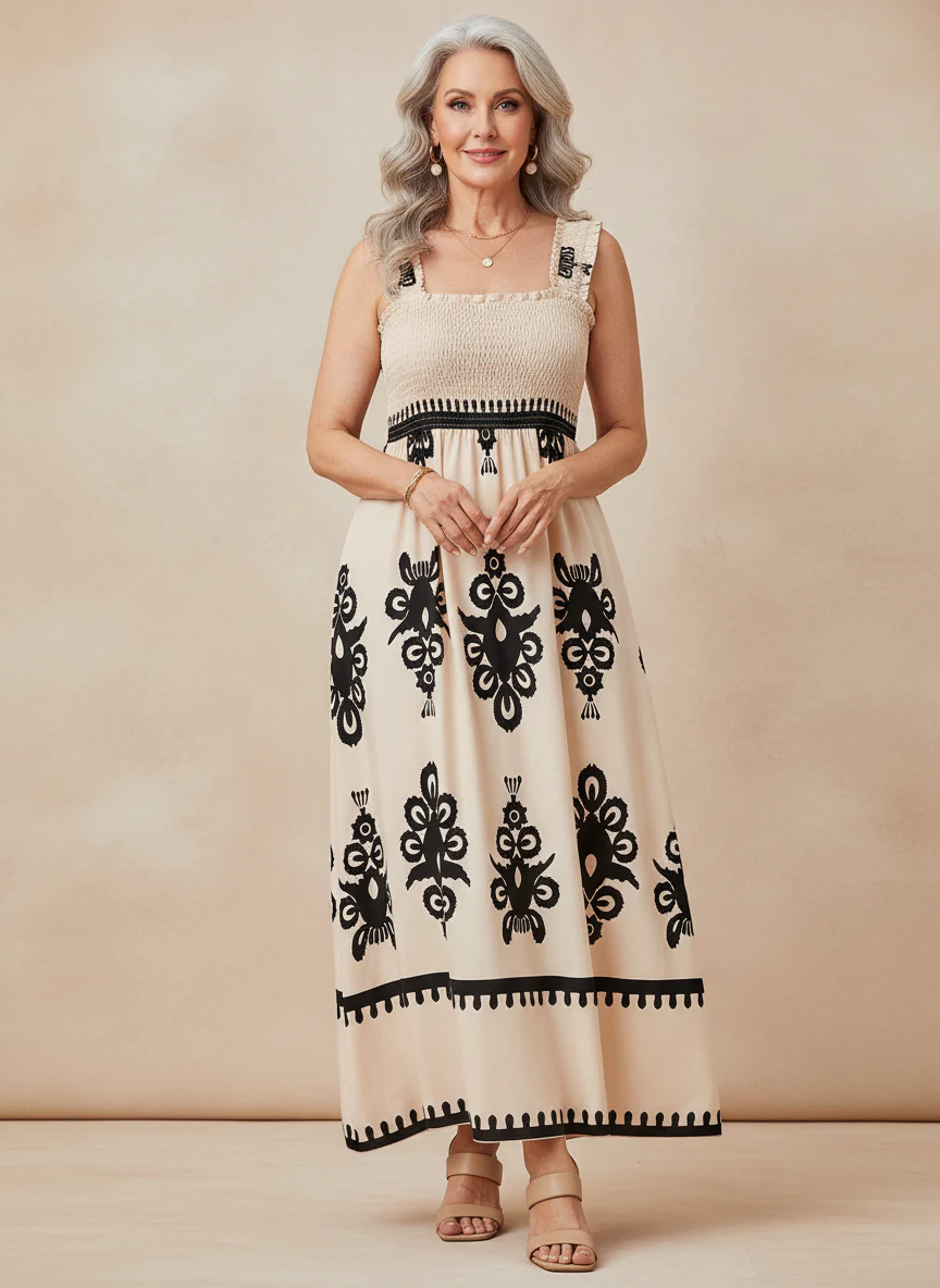 Iveth - Bohemian Maxikleid