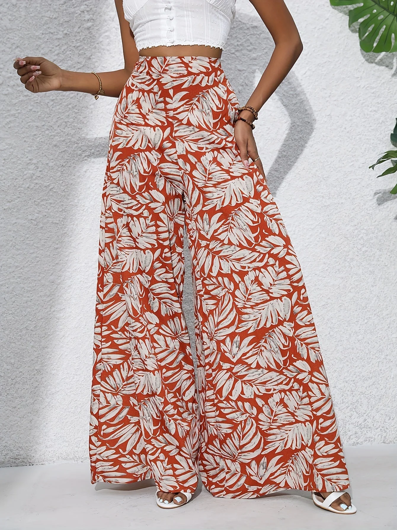 Jane™ - Bohemian Blumige Chiffon-Hosen - Image 5