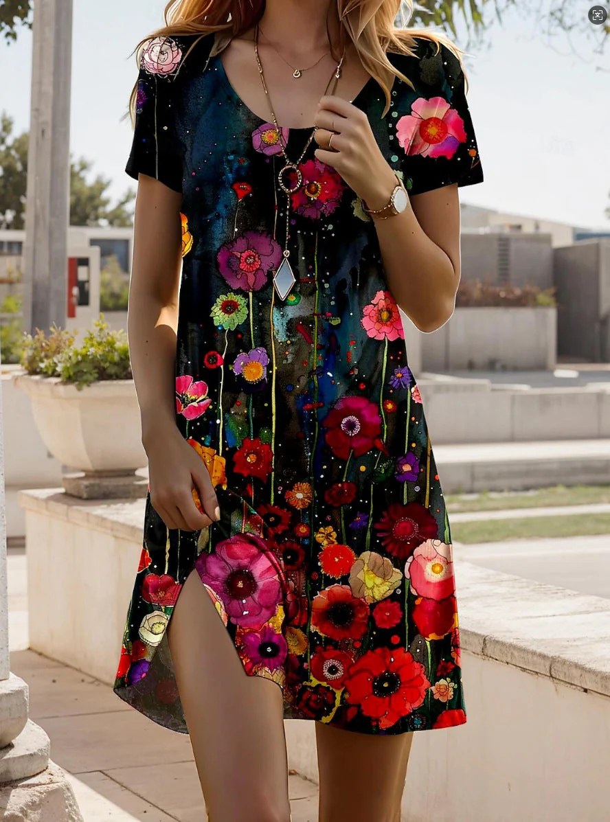 JULIA – Lebhaftes Kleid im Bohemian-Stil - Image 8