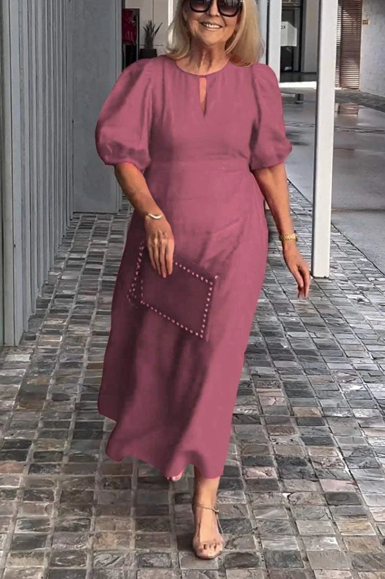 Juliana - Elegantes Kleid mit Puffärmeln - Image 6