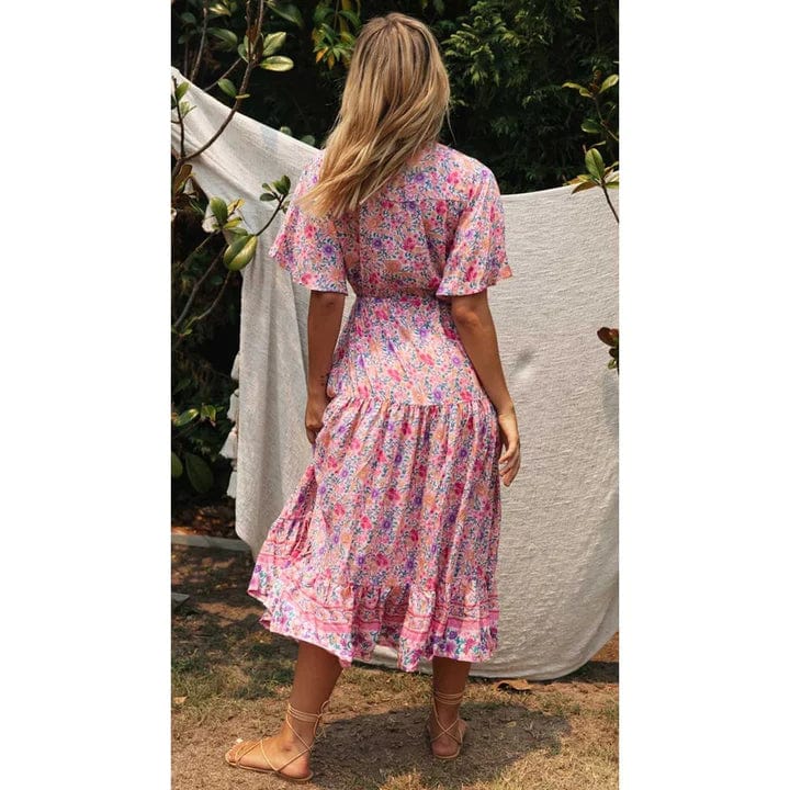 Juul™ Landhaus Ibiza Stil Kleid Lang - Image 3