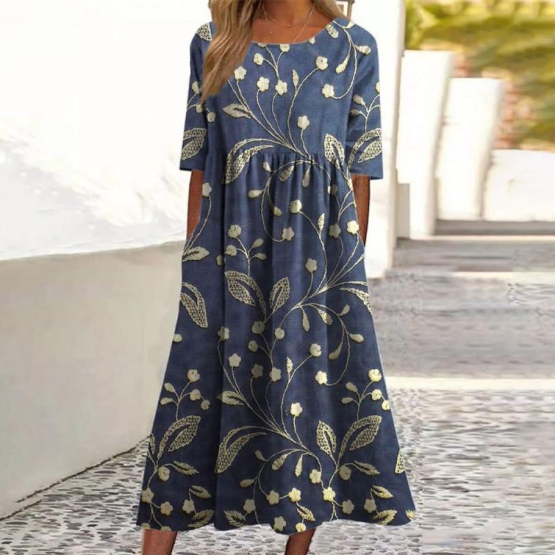 Kharen - Florales Midi-Kleid - Image 4