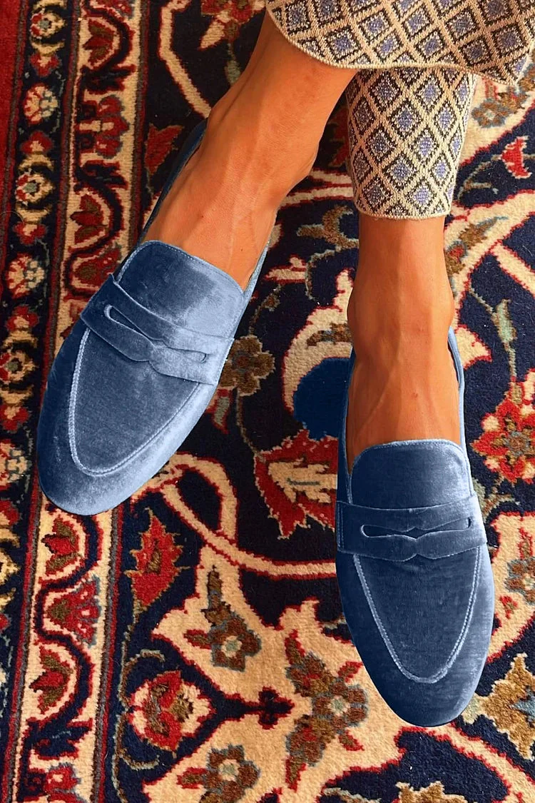 KLASSISCHER SAMT LOAFER