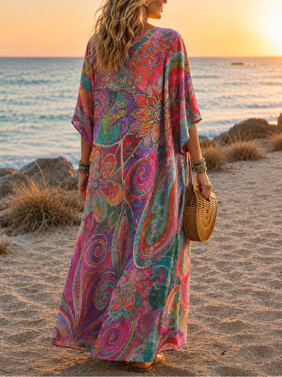 KLEMENTYNA | Lebhaftes Boho-Chic Kleid - Image 4