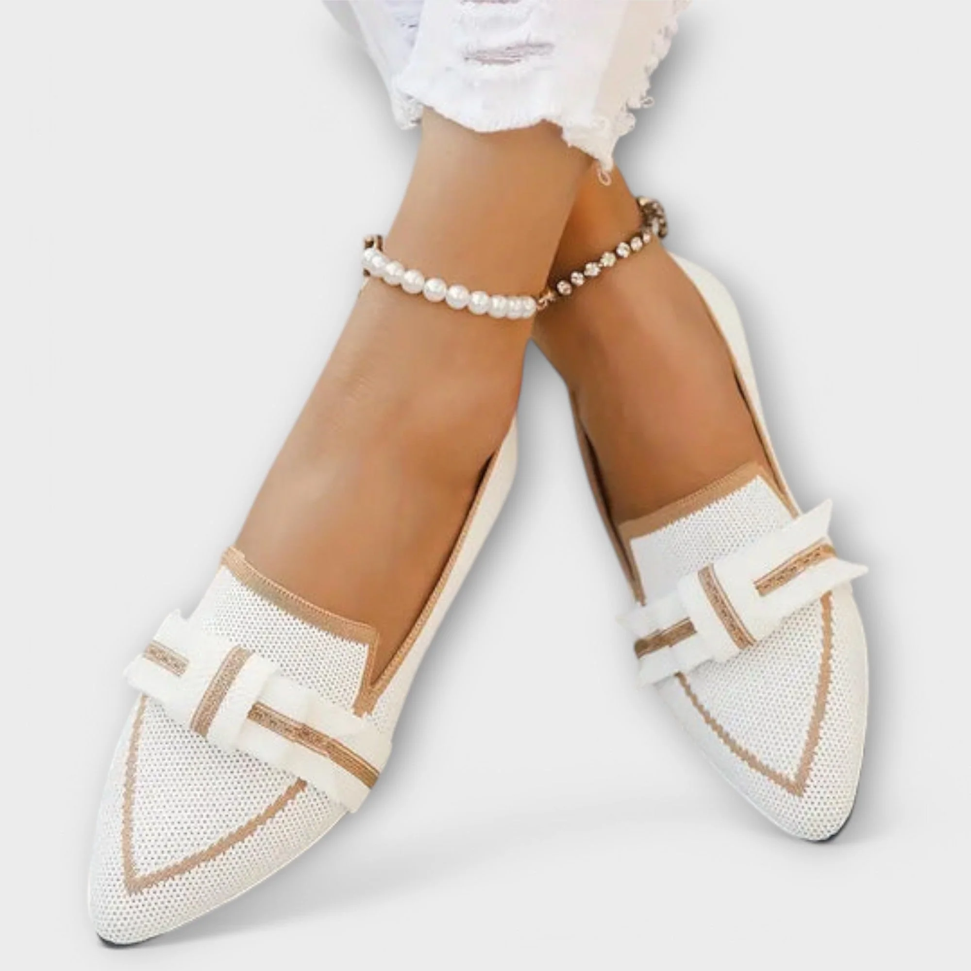 Knotendes Design Flache Schuhe für Frauen - Image 3