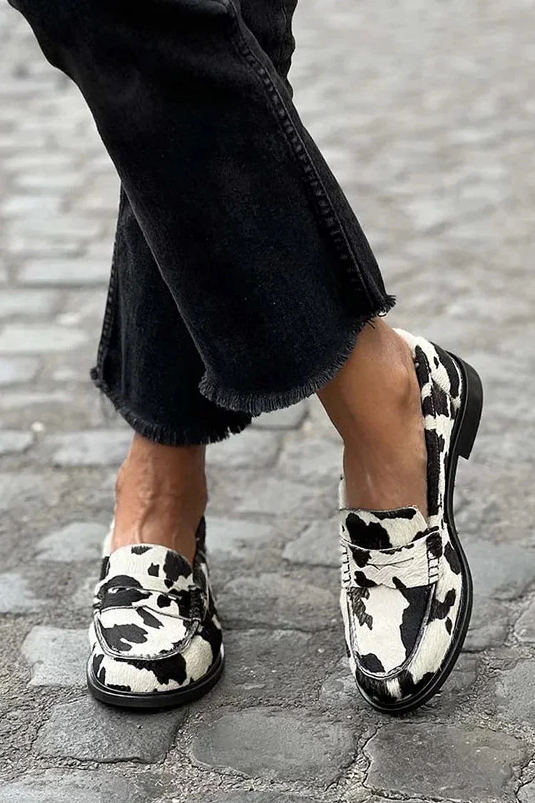 KÜHE-PRINT LOAFERS