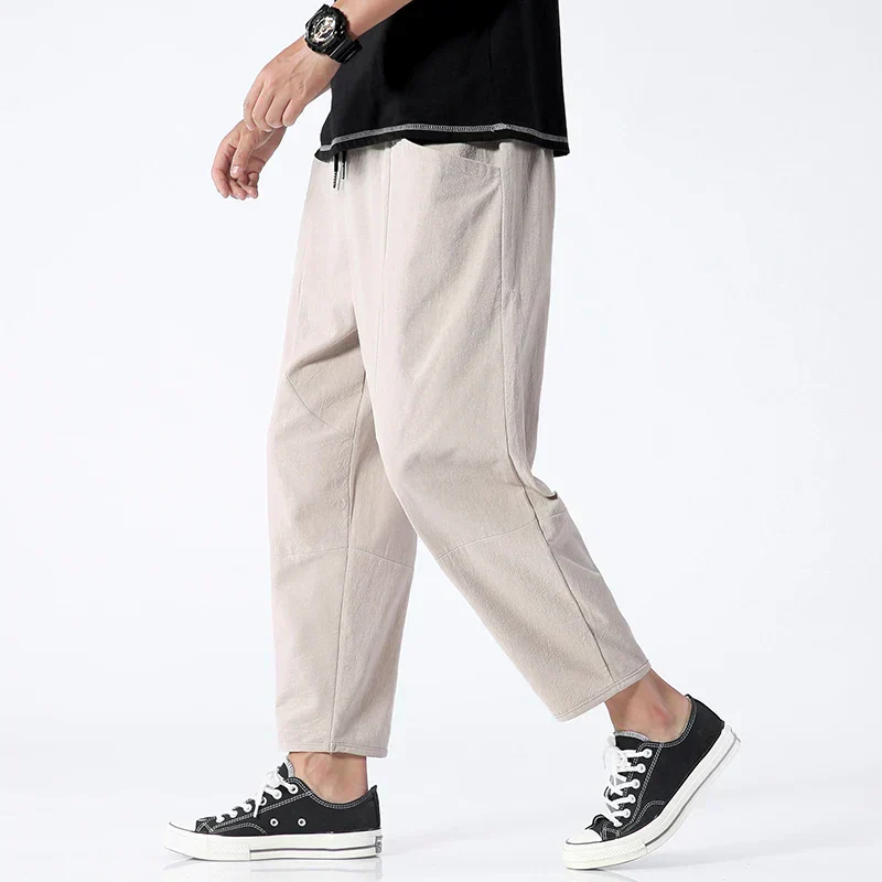 Kyoto™ - Leinen Cropped Pants - Image 3