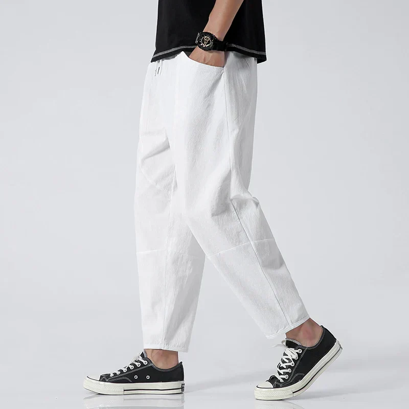 Kyoto™ - Leinen Cropped Pants - Image 4