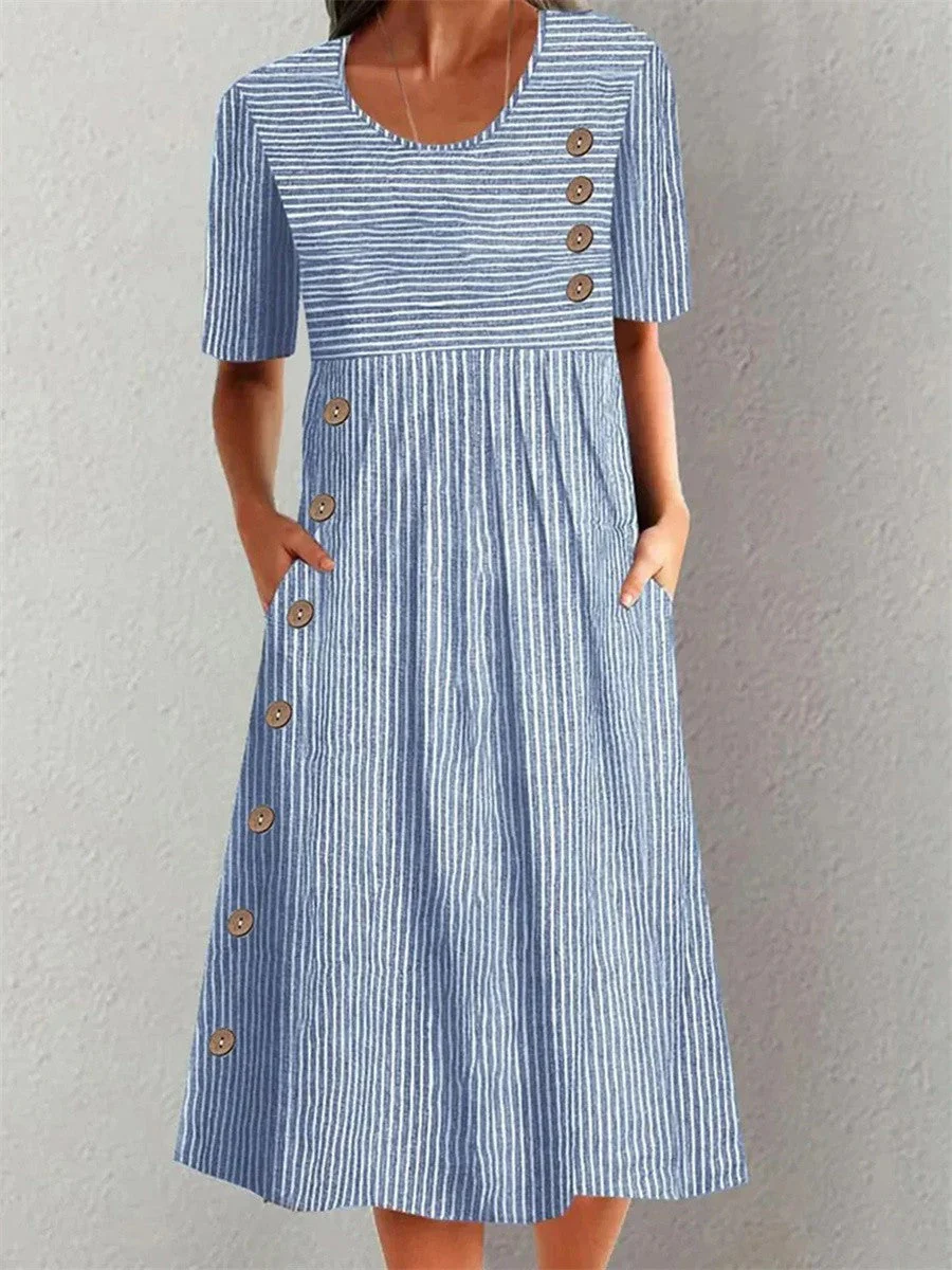 Lorelei™ | Gestreiftes Sommerkleid