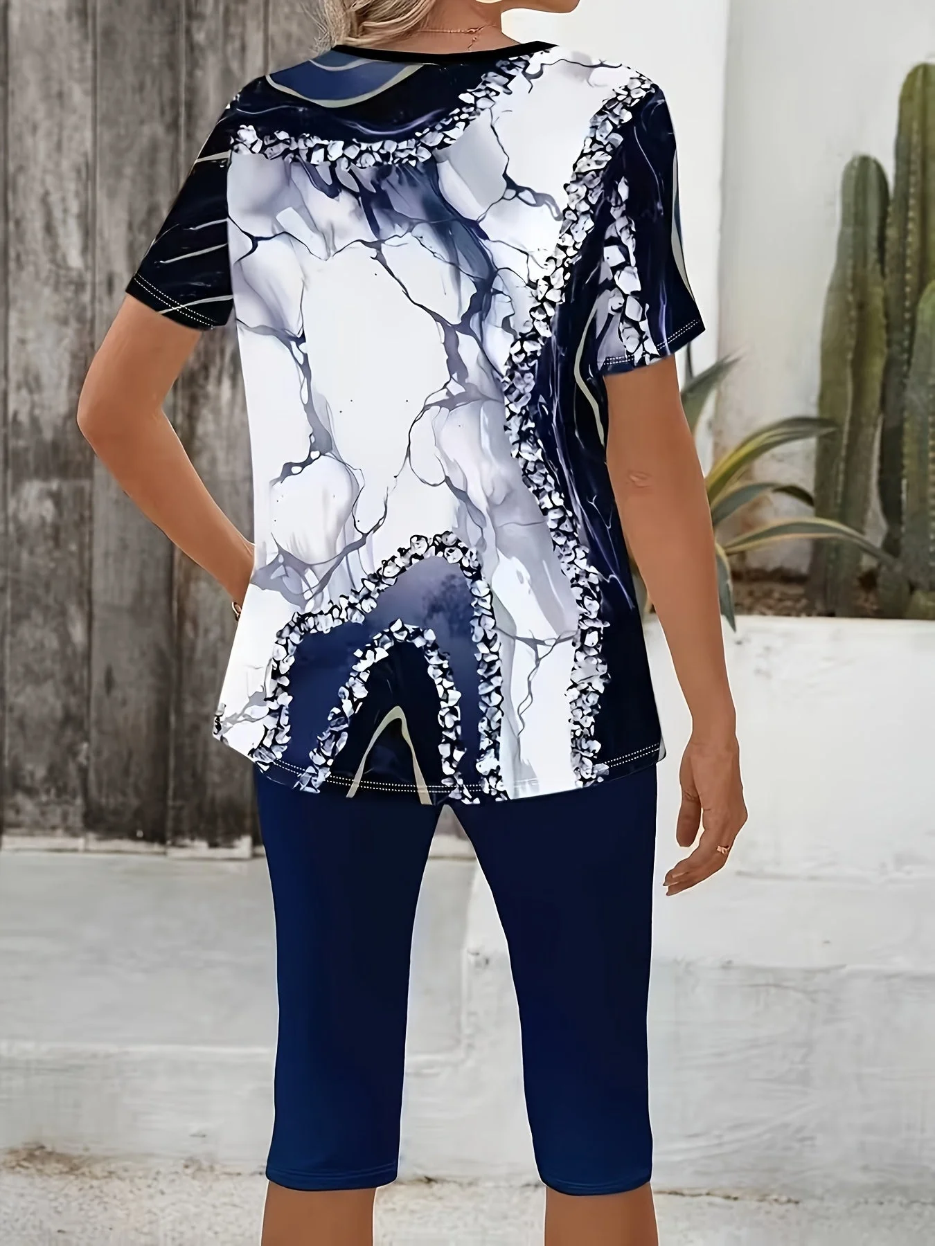 Luna™ | Dehnbares Bedrucktes Zweiteiliges Outfit - Image 10