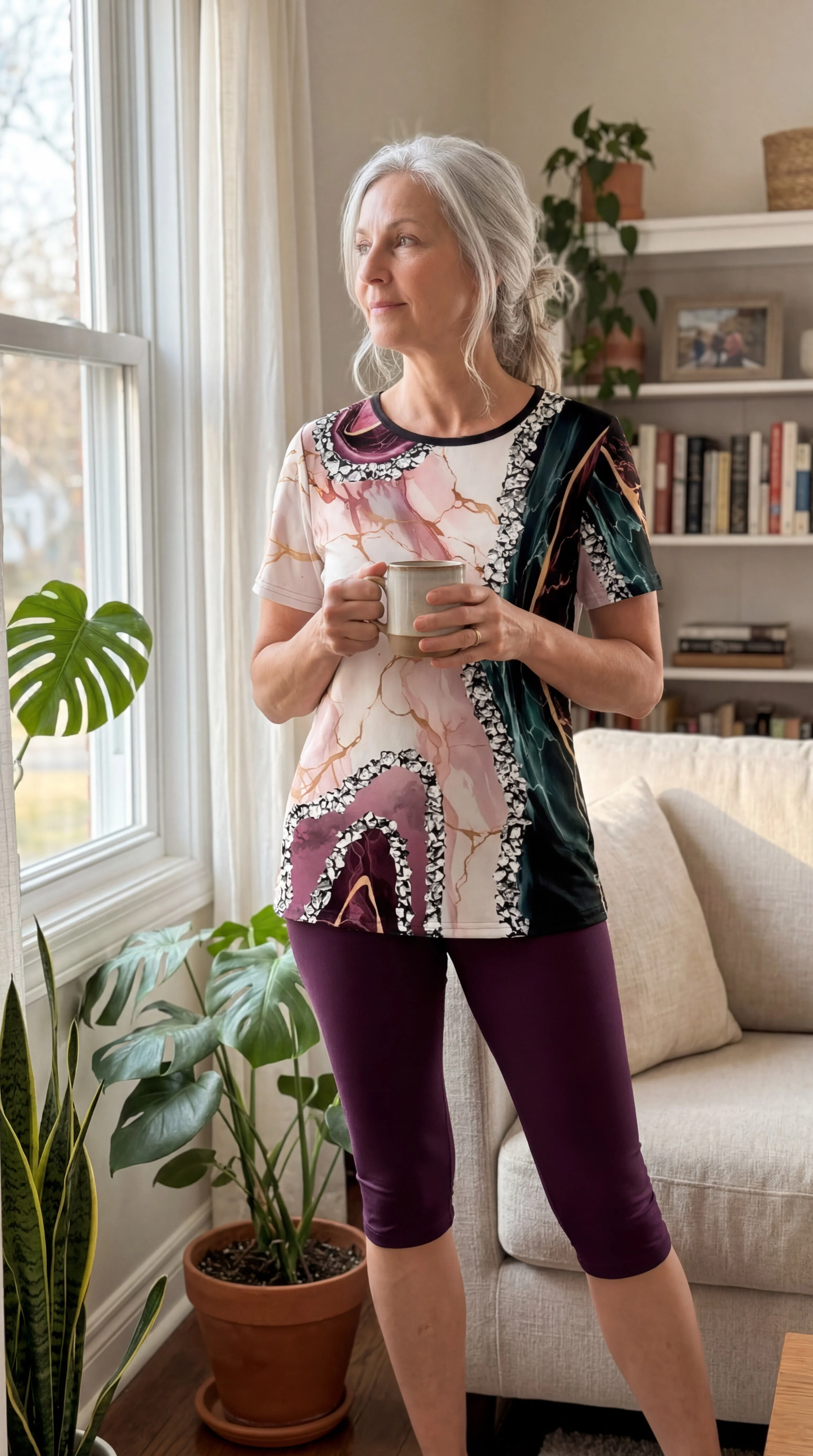 Luna™ | Dehnbares Bedrucktes Zweiteiliges Outfit - Image 6