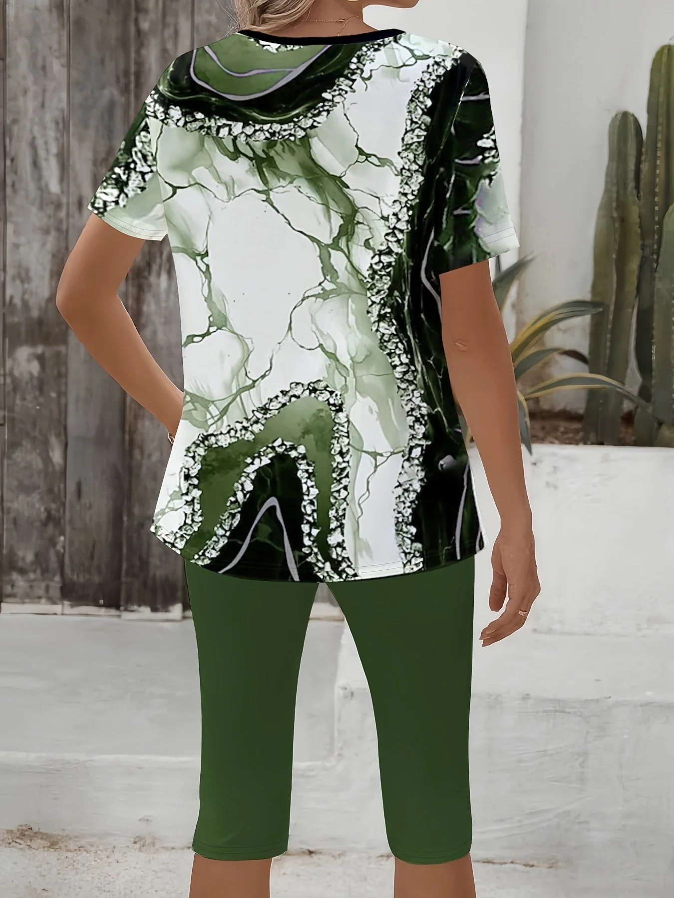 Luna™ | Dehnbares Bedrucktes Zweiteiliges Outfit - Image 8