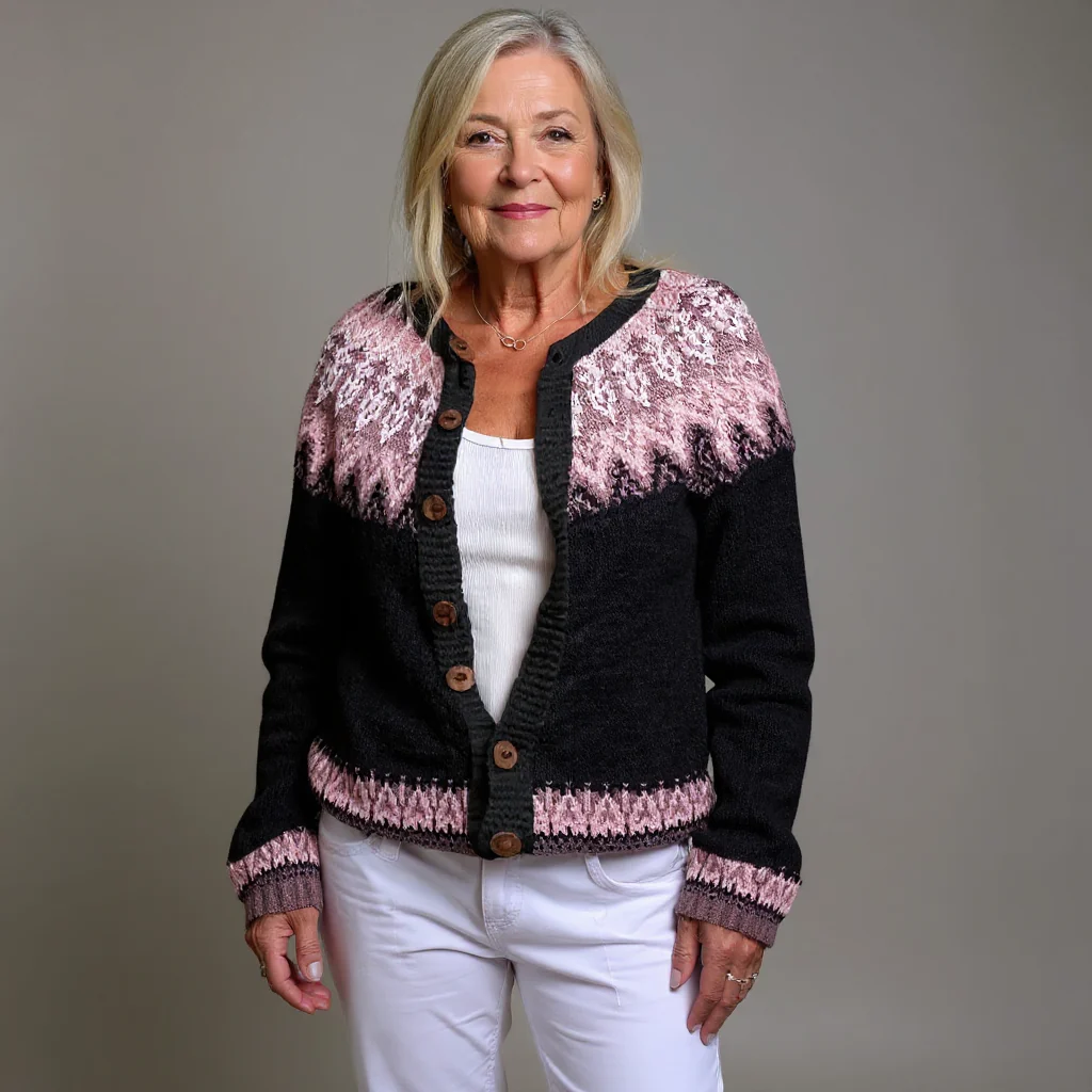 Lydia | Vintage-Isländischer Cardigan