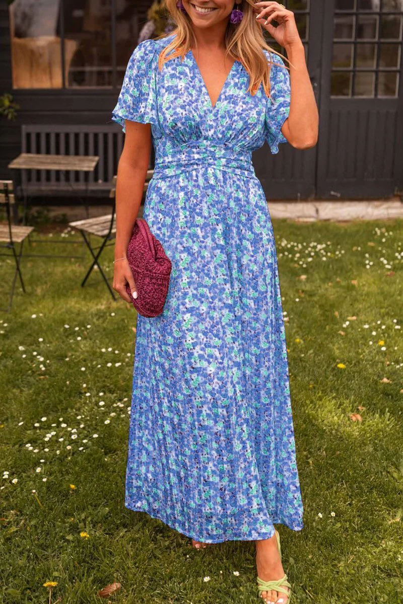 Lyra | Florale Eleganz Maxi-Kleid - Image 2