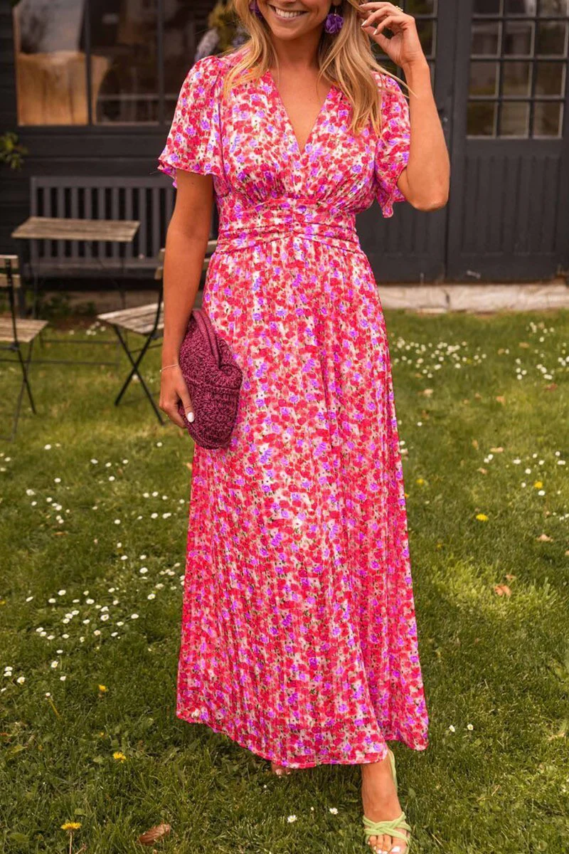 Lyra | Florale Eleganz Maxi-Kleid - Image 3