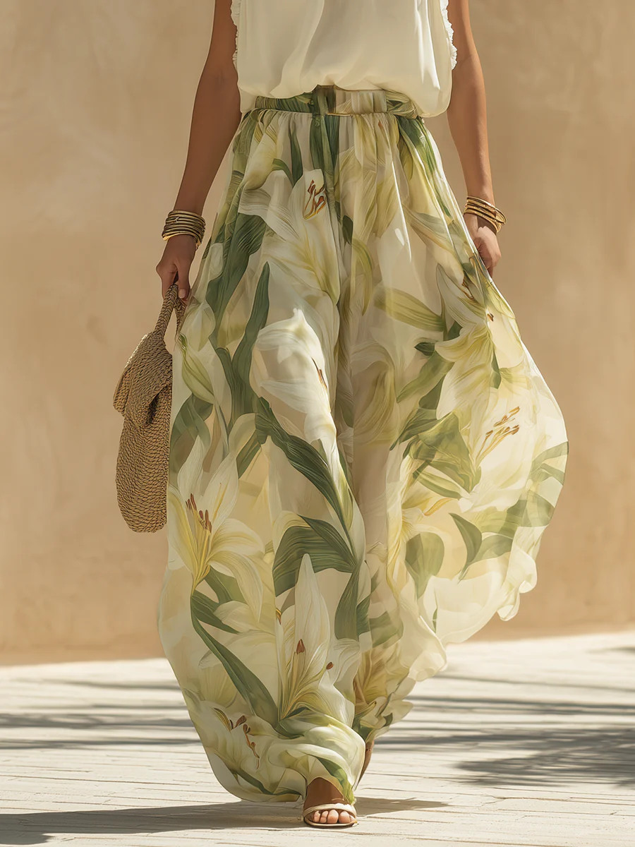 Lysandra | Fluide Druck Ensemble Elegantes Lilie - Image 6