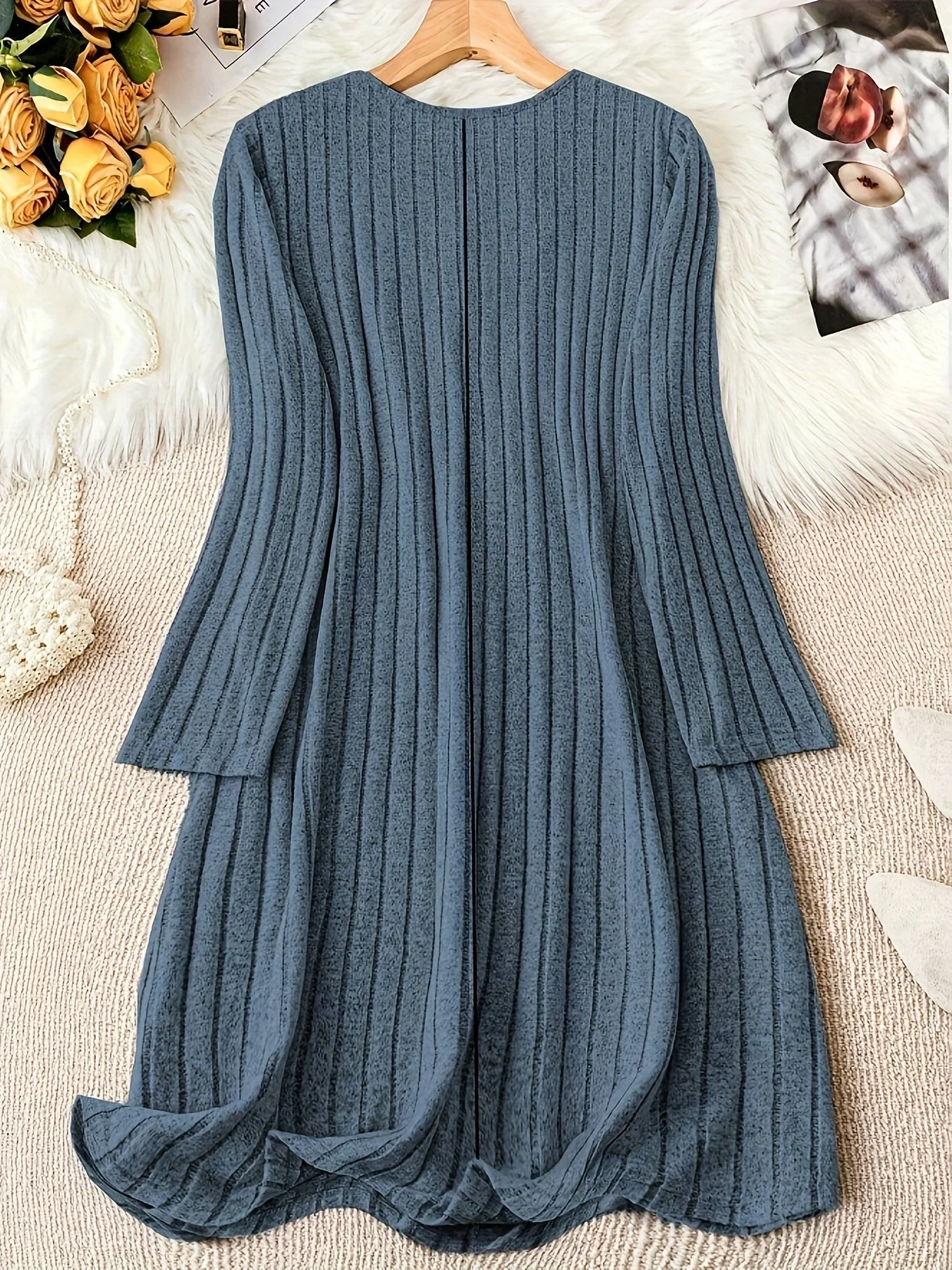 Madelyn™ - Zeitloses Plus-Size Rippknopfkleid - Image 2