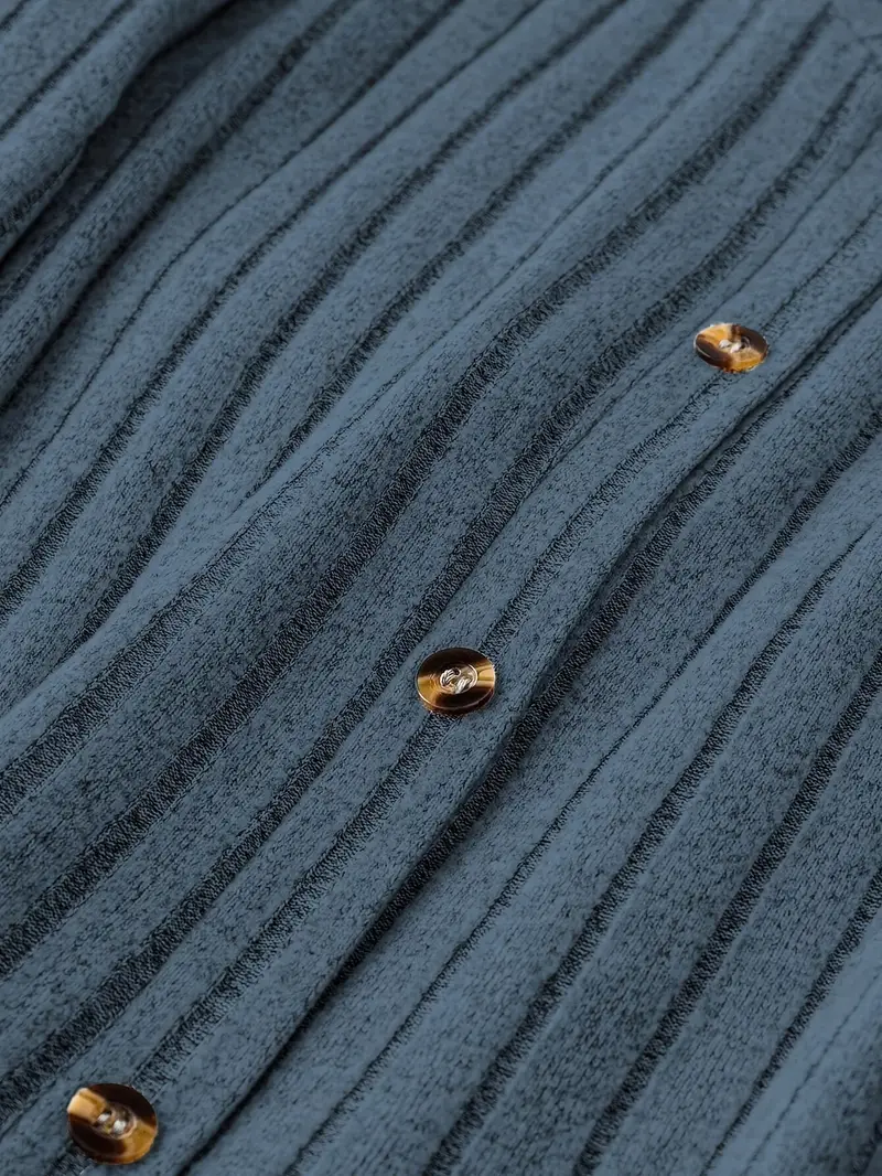 Madelyn™ - Zeitloses Plus-Size Rippknopfkleid - Image 3