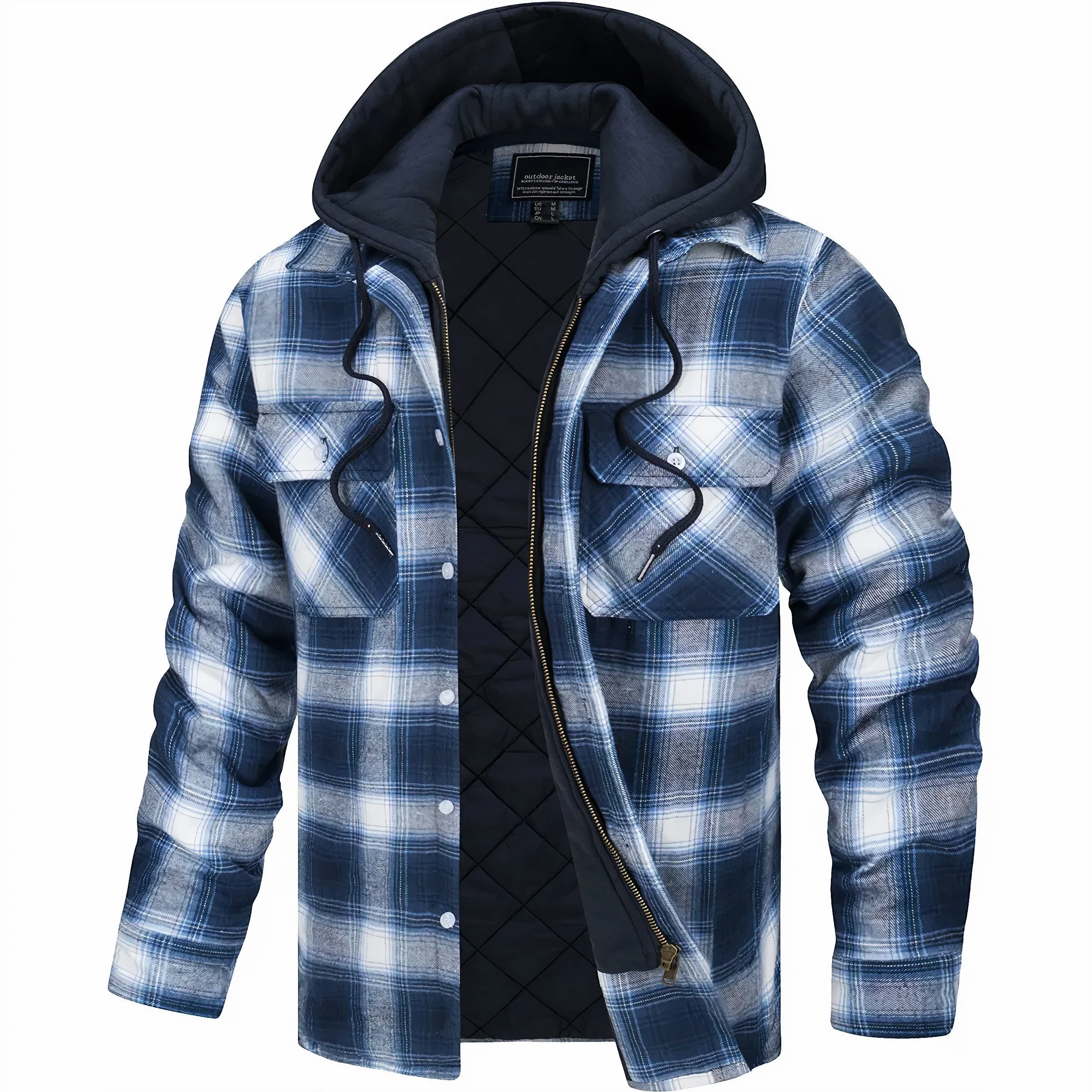 Marco™ - Karierte Winterjacke - Image 2