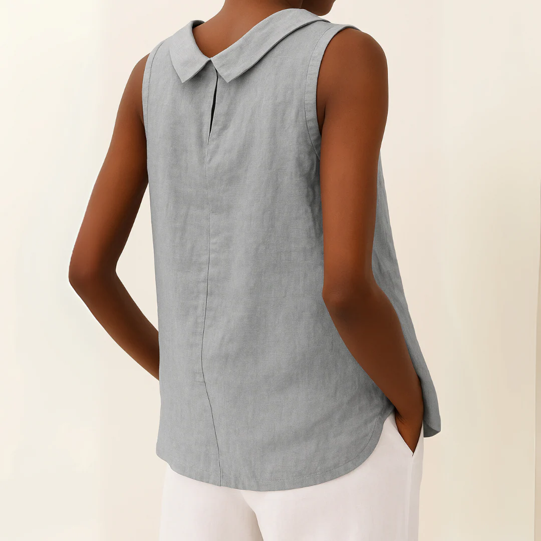 Maria™ | Stilvolles ärmelloses Top mit elegantem Rollkragen - Image 2