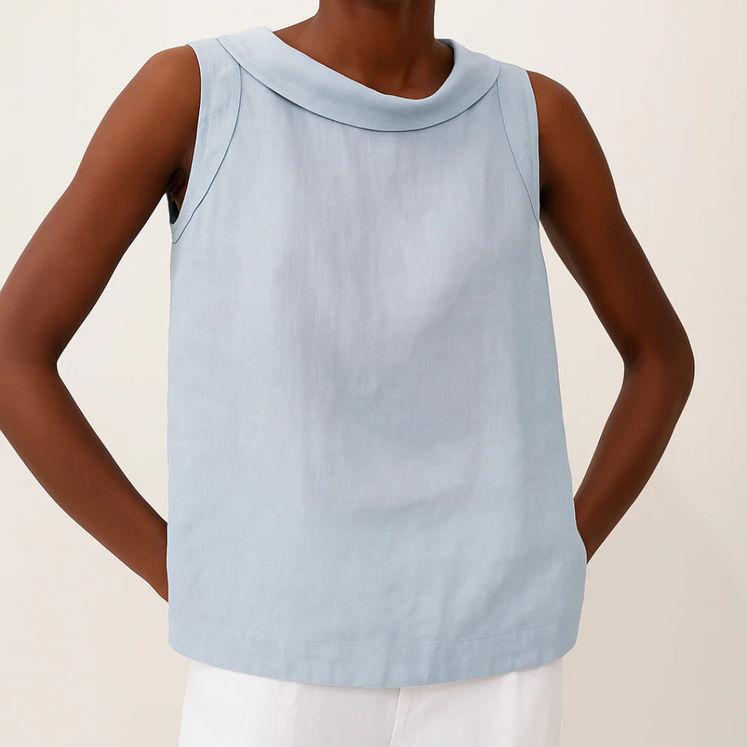 Maria™ | Stilvolles ärmelloses Top mit elegantem Rollkragen - Image 5
