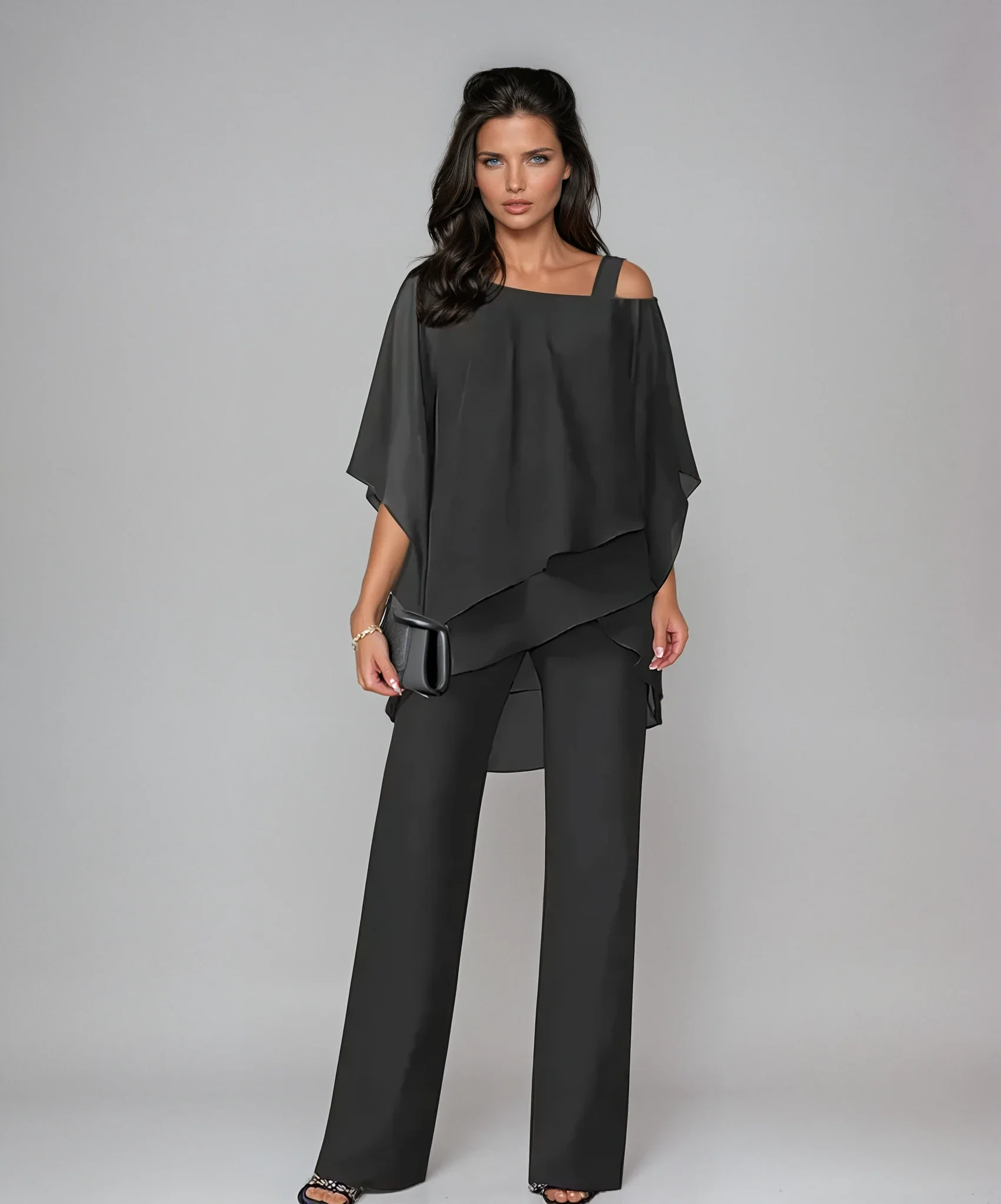Mariella™ Lagen-Look Zweiteiliges Ensemble - Image 2