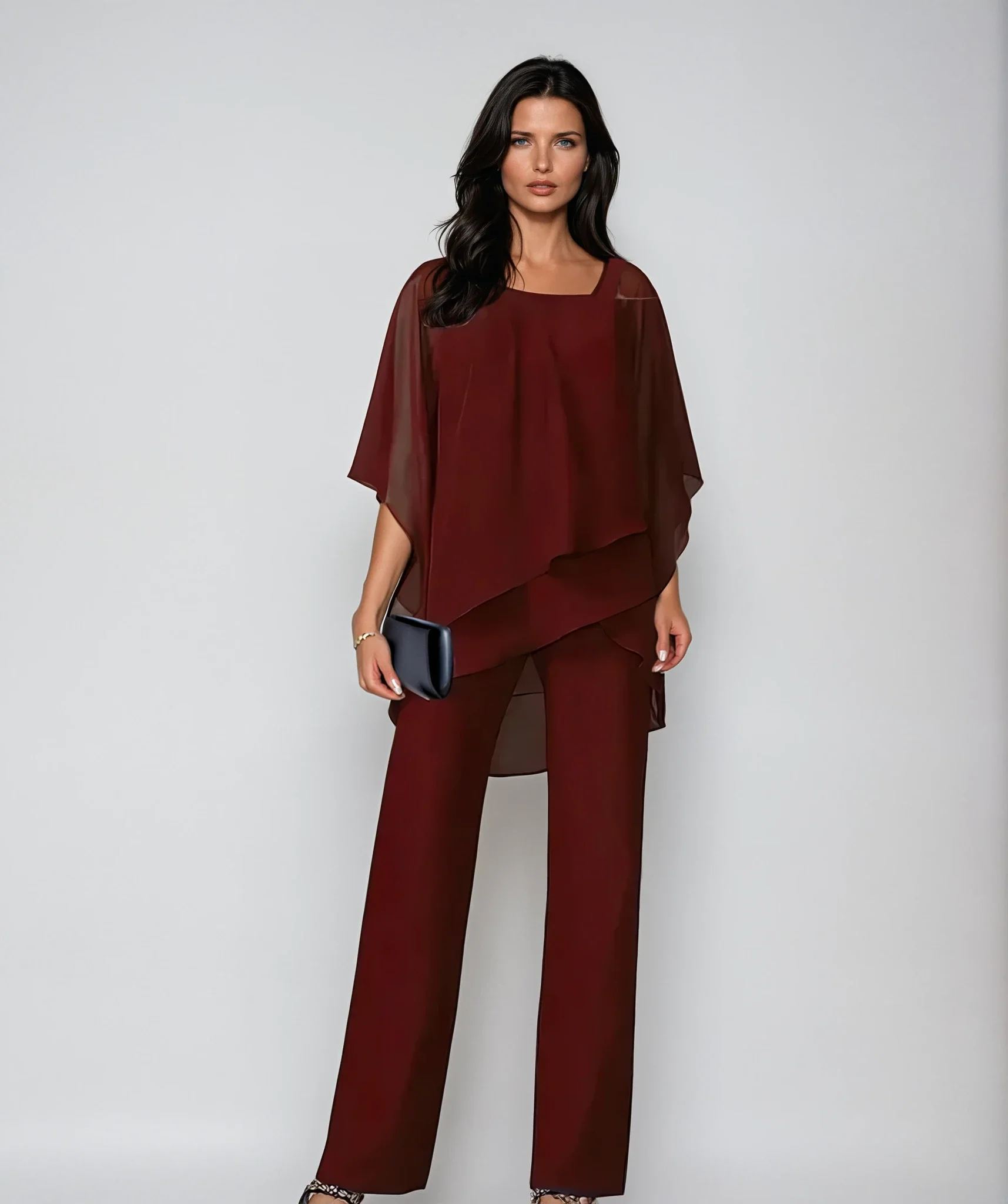 Mariella™ Lagen-Look Zweiteiliges Ensemble - Image 5
