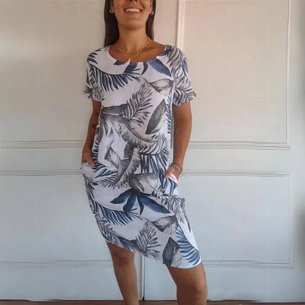 Marije | Bequemes Kleid mit Rundhalsausschnitt - Image 4