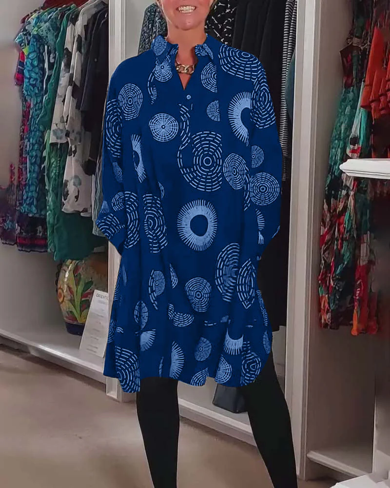 Marlene™ - Lässiges Kleid mit geometrischem Druck - Image 11