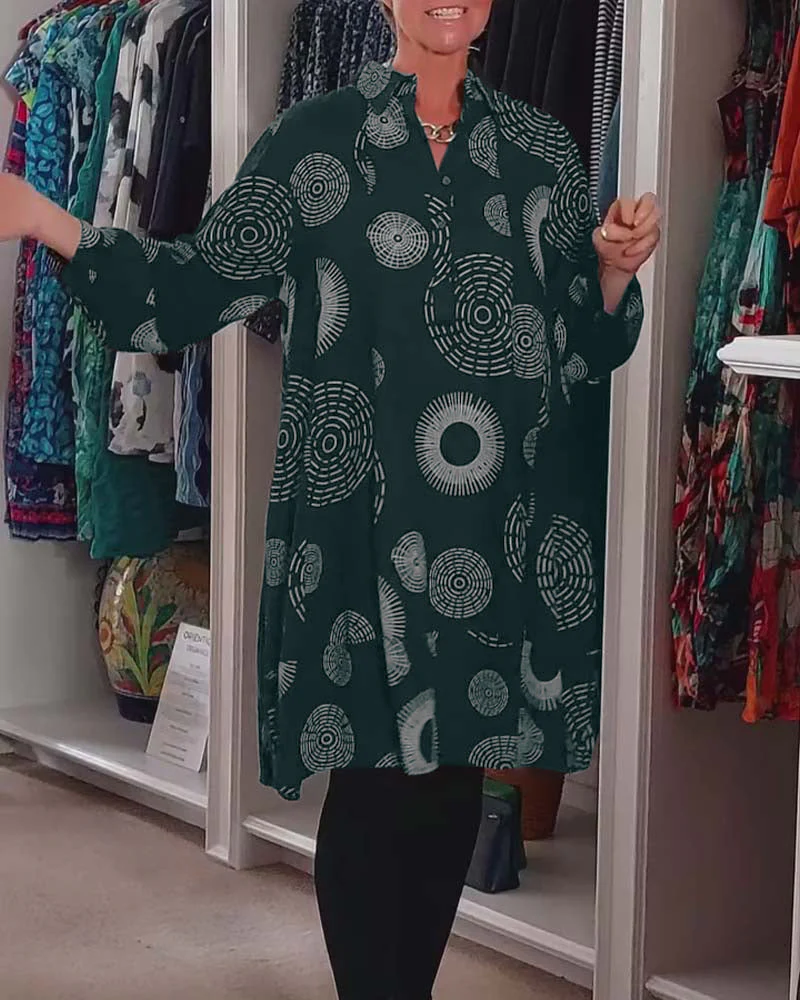 Marlene™ - Lässiges Kleid mit geometrischem Druck - Image 18