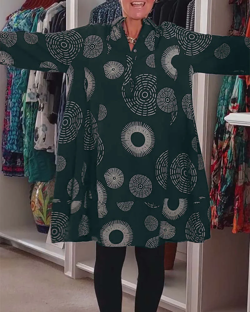 Marlene™ - Lässiges Kleid mit geometrischem Druck - Image 19
