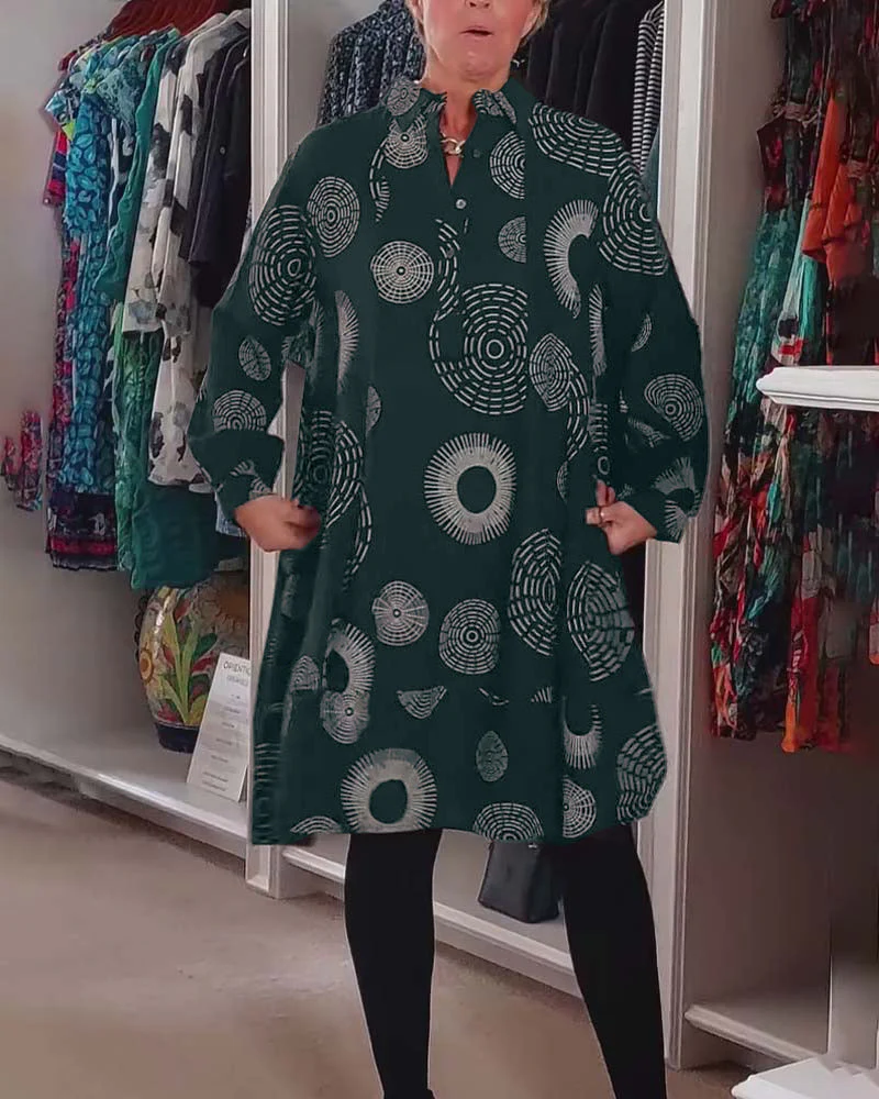 Marlene™ - Lässiges Kleid mit geometrischem Druck - Image 20