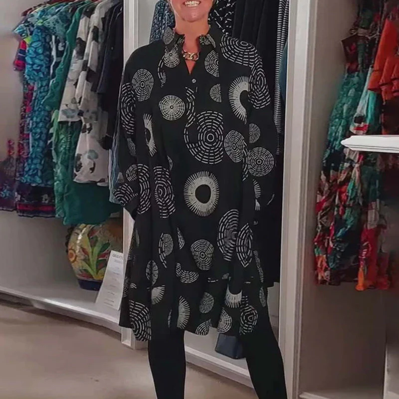 Marlene™ - Lässiges Kleid mit geometrischem Druck - Image 21