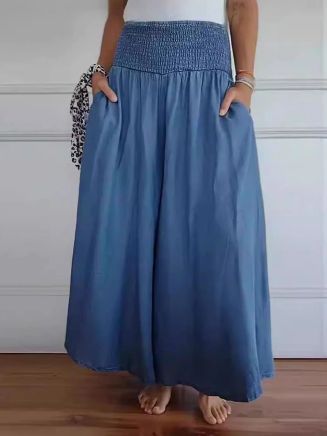 Marlene | Weit geschnittene Baumwollhose für den Sommer - Image 2