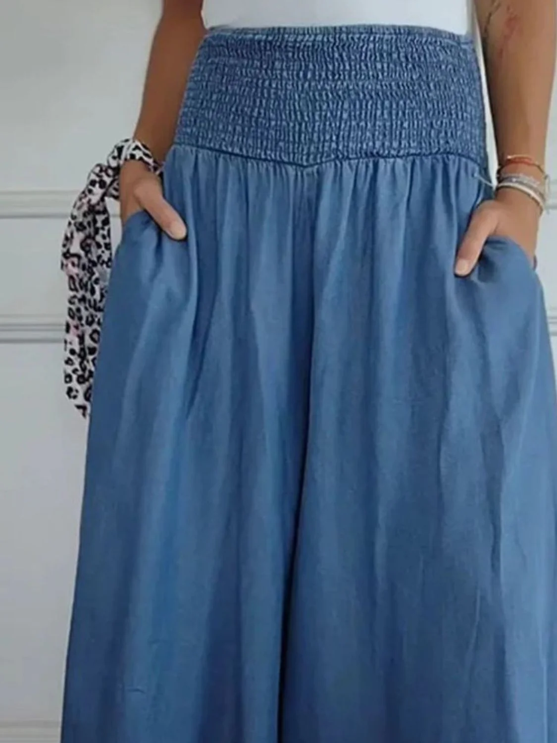 Marlene | Weit geschnittene Baumwollhose für den Sommer - Image 7