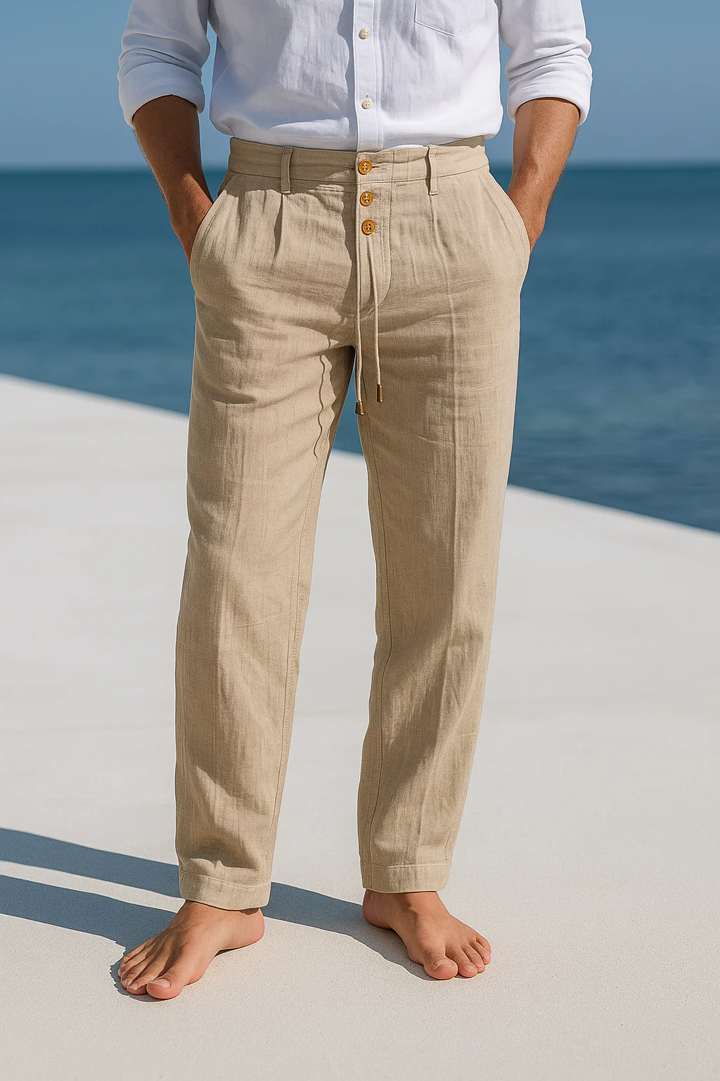 MATTEO | Luftige Leinen Sommerhose - Image 3