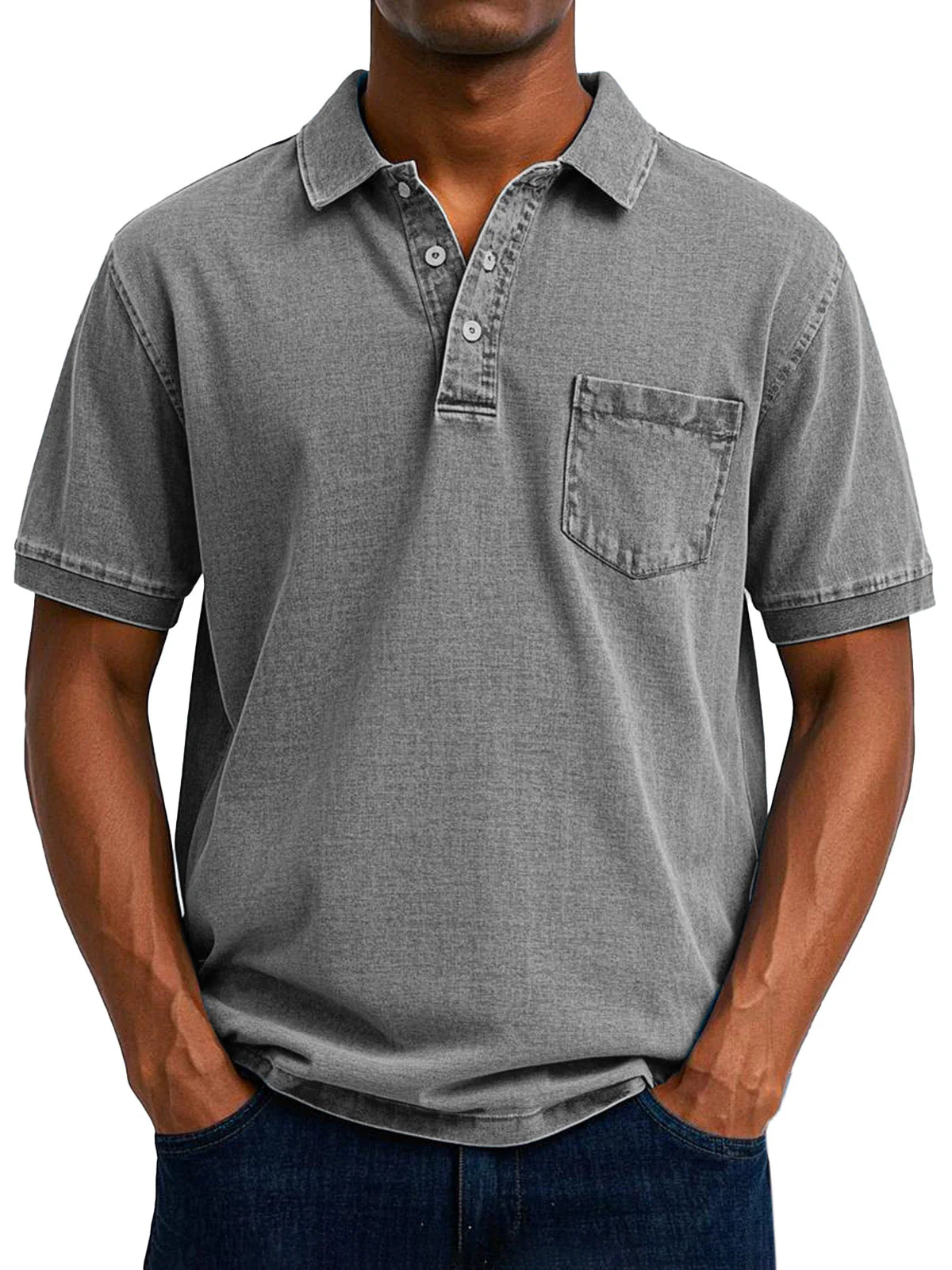 Max™ - Vintage Casual Polo Shirt - Image 3